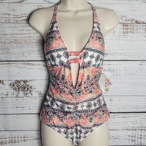 Becca belly dancer plunge swimsuit